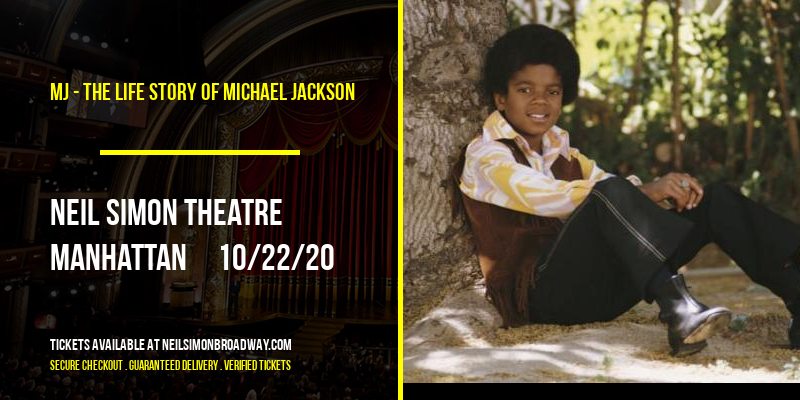 MJ - The Life Story of Michael Jackson at Neil Simon Theatre tickets MJ - The Life Story of Michael Jackson at Neil Simon Theatre